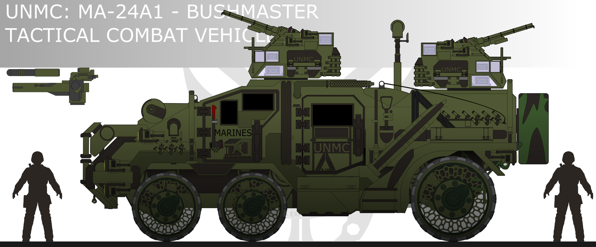 MA-24A1 Bushmaster - Squad Transport by Jon-Michael-May on DeviantArt