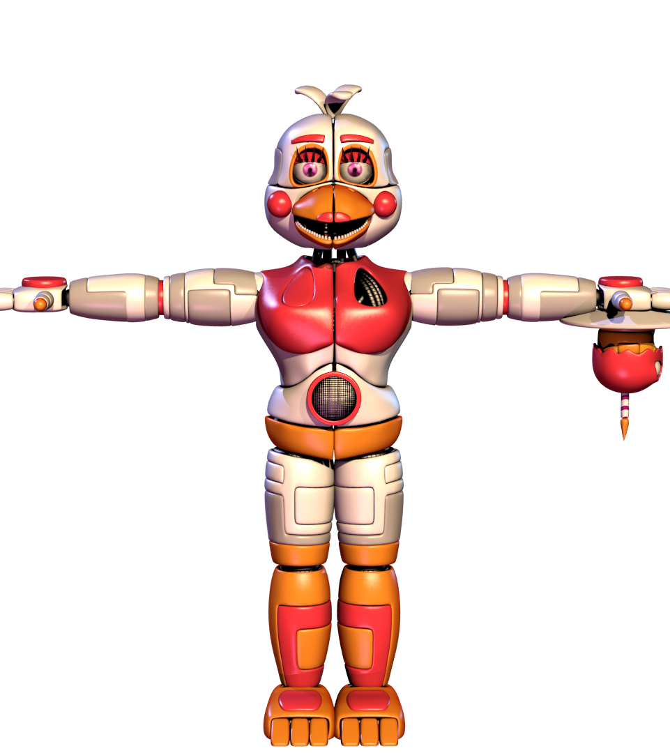 Fnaf 6 funtime chica (créditos a o criador da imagem)