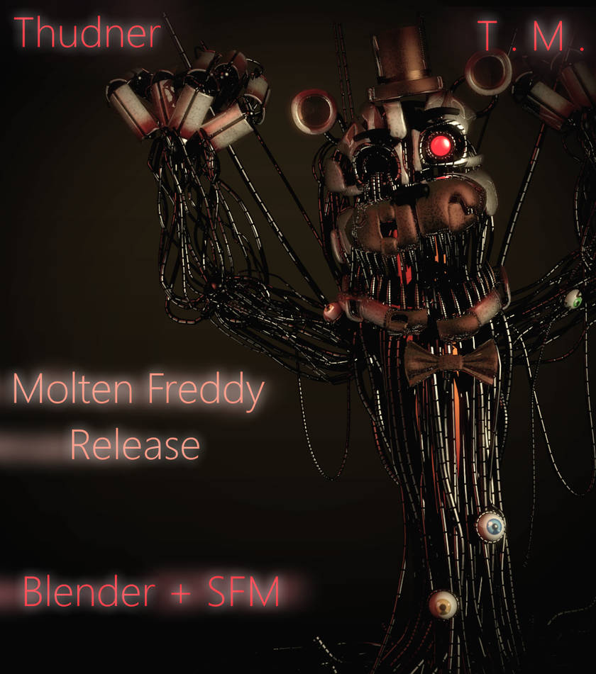 FNAF/C4D] Molten Freddy V.5.0 - Finished Model by