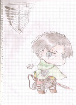 Chibi Levi Rivaille-fan Art