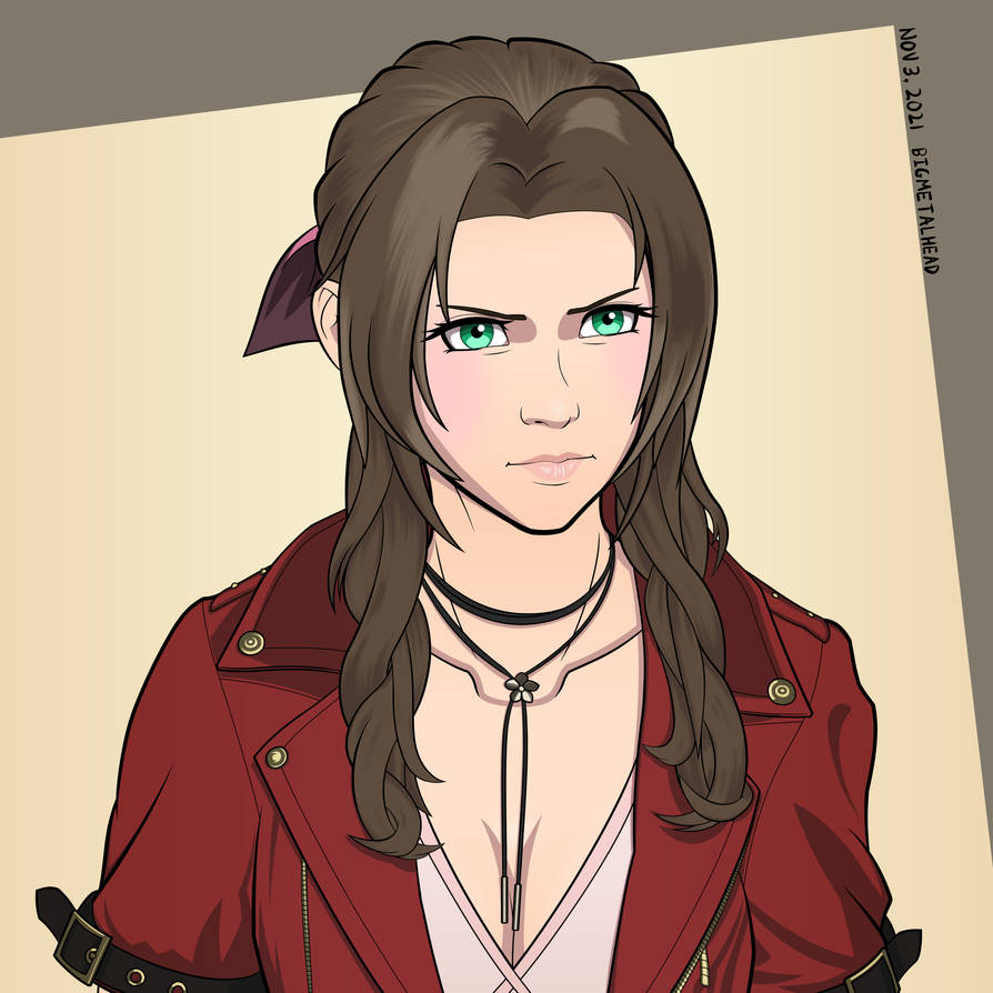 Another Aerith Drawing by bigmetalhead on DeviantArt