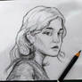 Practice time. This girl dont know im drawing her