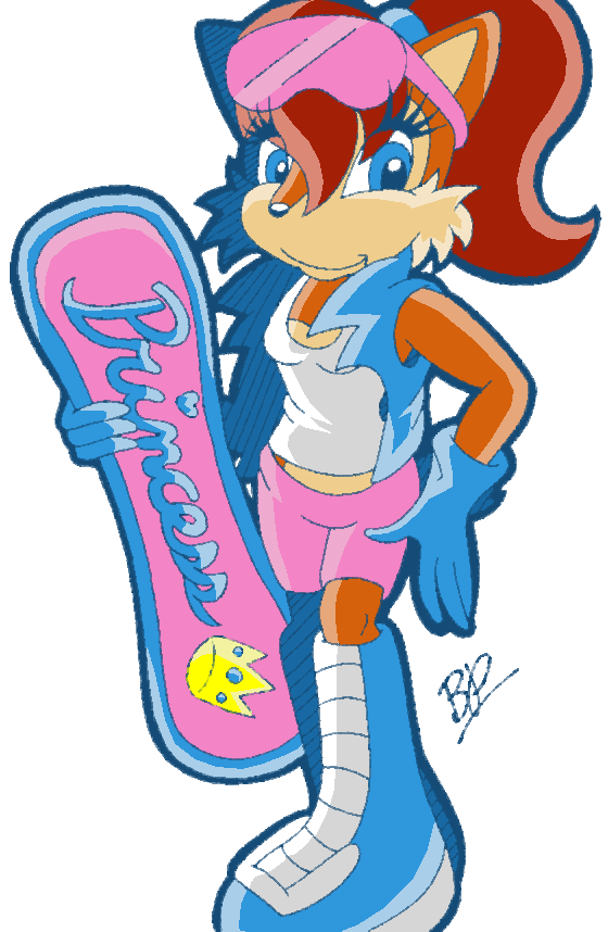 Sonic Riders Sally by ButterflyPenguin on DeviantArt