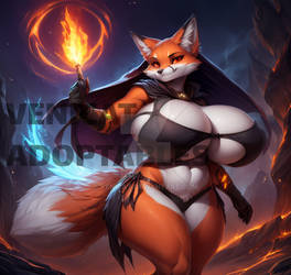 Closed Thicc Fantasy Fox Furry