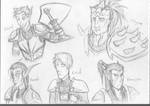 Crusader Sketches by chaoticwaltz