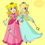 Peach and Rosalina