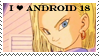 Android 18 Stamp