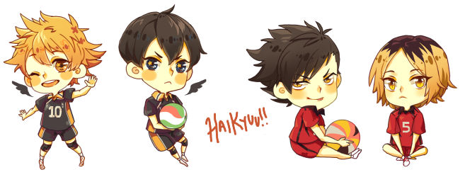 Volleyball chibis