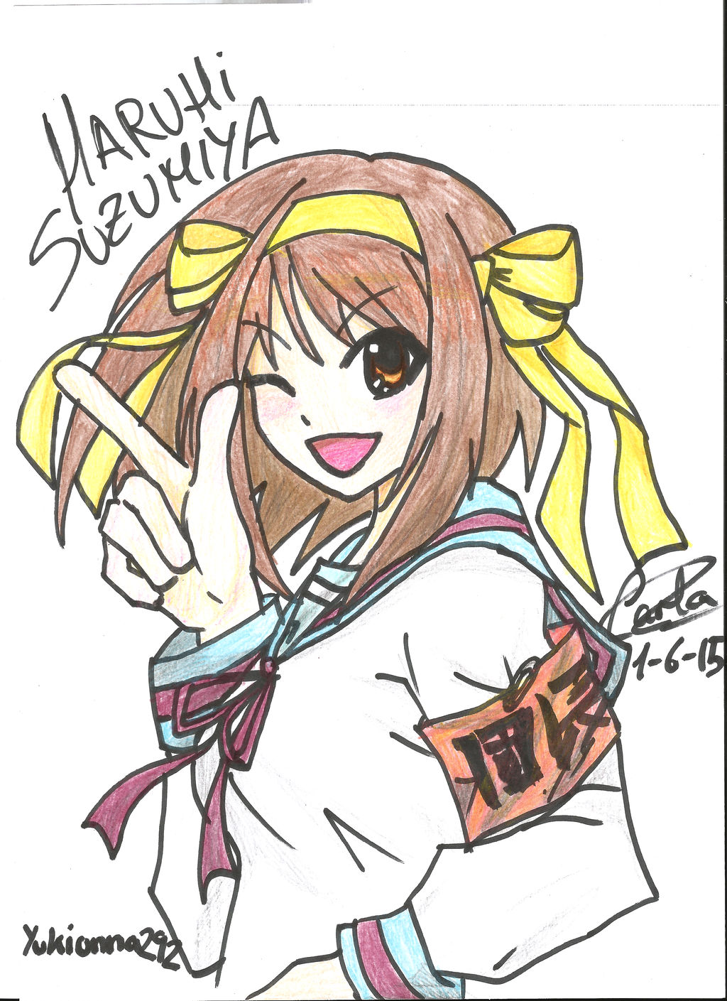 Haruhi Suzumiya by yukionna292 on DeviantArt