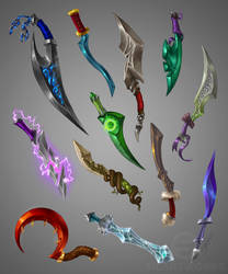 Elvish Swords by Silartworks