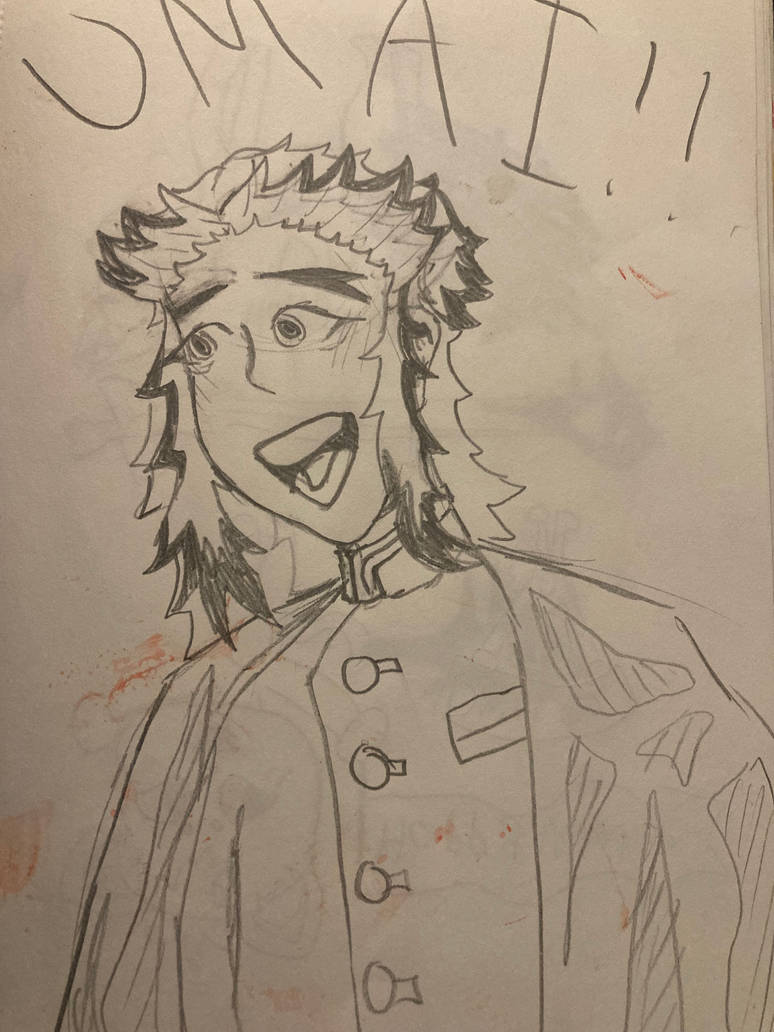 Rengoku fanart by me by ATSUSH1NAKAJIMAaRTS on DeviantArt