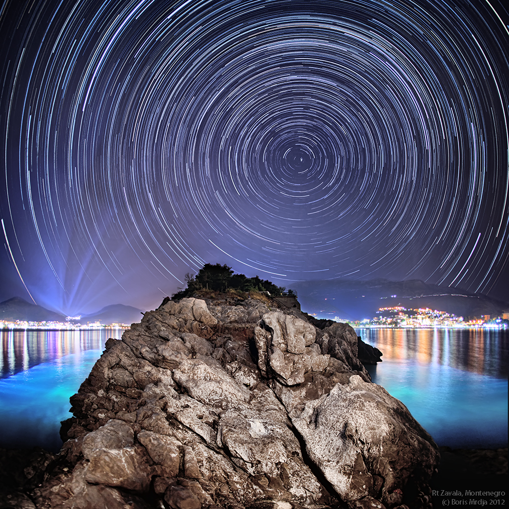 Montenegro startrail