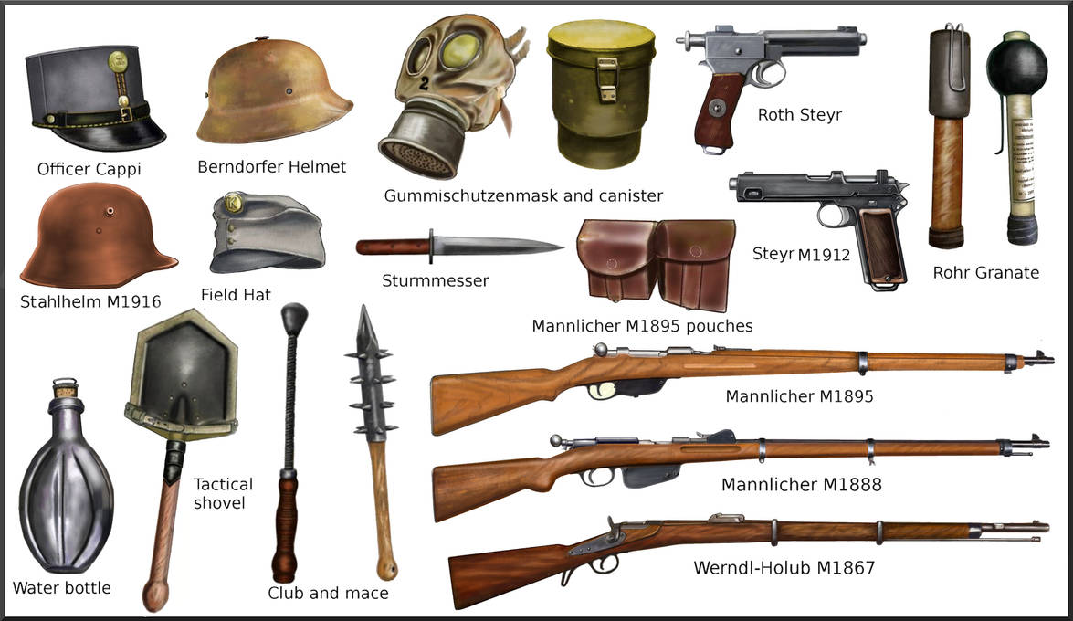 ww1 AustroHungarian equipment by AndreaSilva60 on DeviantArt