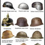 WW1 helmets