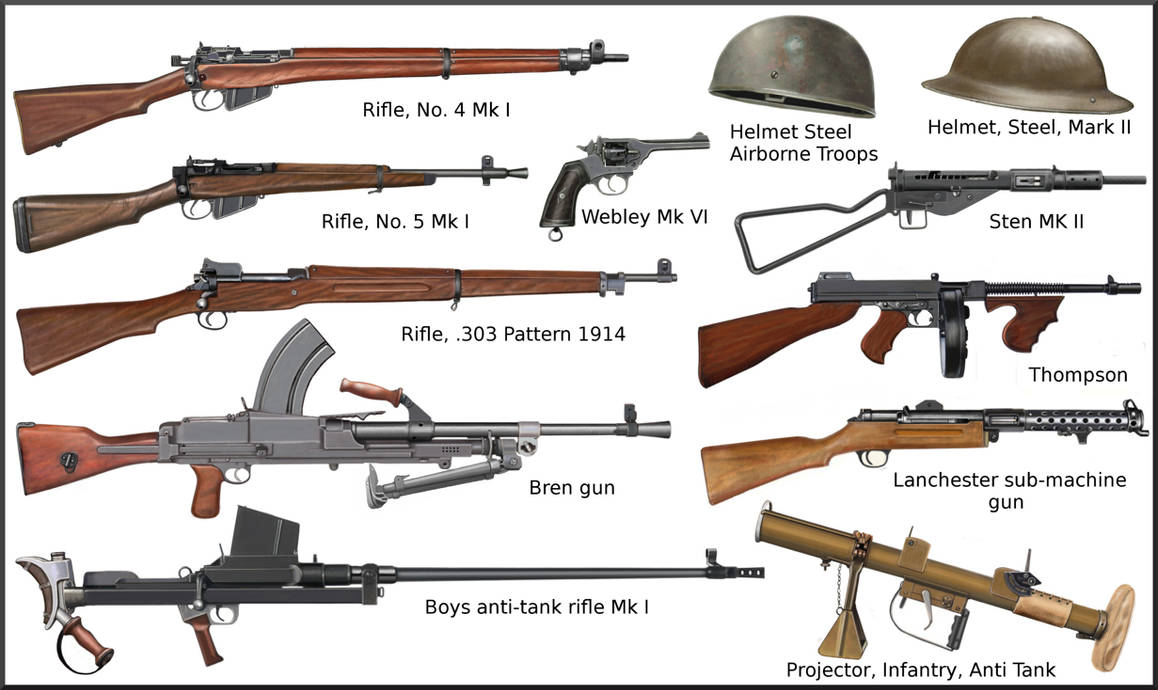 ww2 British individual weapons by AndreaSilva60 on DeviantArt