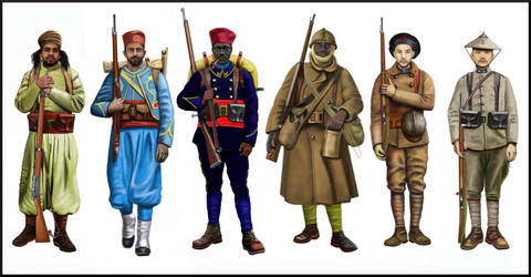 WWI - French Colonial Army: Tirailleurs