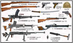 WW2 Japanese small weapons by AndreaSilva60