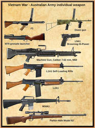 Vietnam War - Australian Army individual weapons