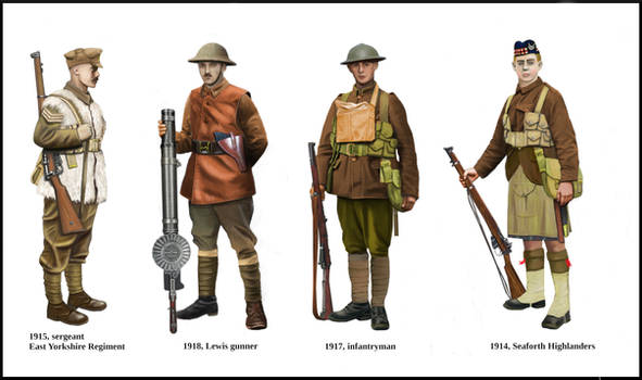 ww1 - Western front - British infantry