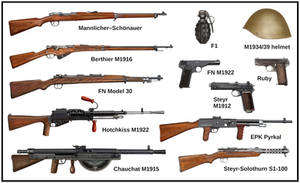 WW2 - Greek Army individual weapons