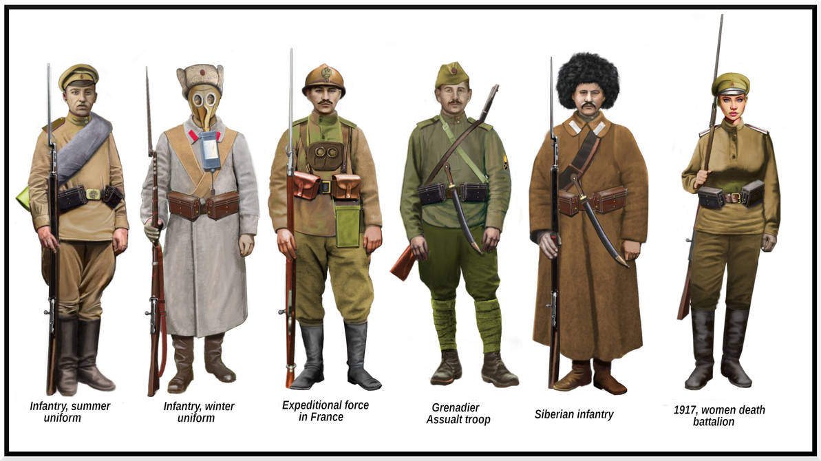 ww1 - Russian Imperial Army: infantry by AndreaSilva60 on DeviantArt