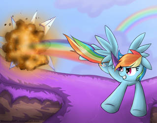 Rainbow Dash Attack