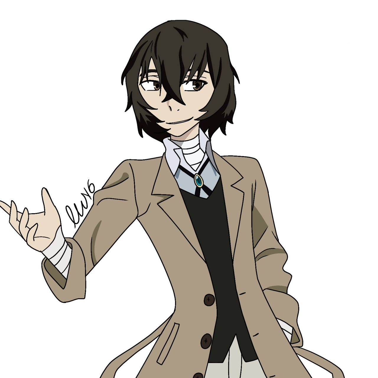 Dazai Osamu By LavenderWolf16 On DeviantArt dazai-osamu-by-lavenderwolf16-on-deviantart