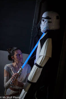 Rey and the Stormtropper