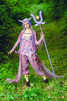 Espeon Gijinka by Cowslip whit staff