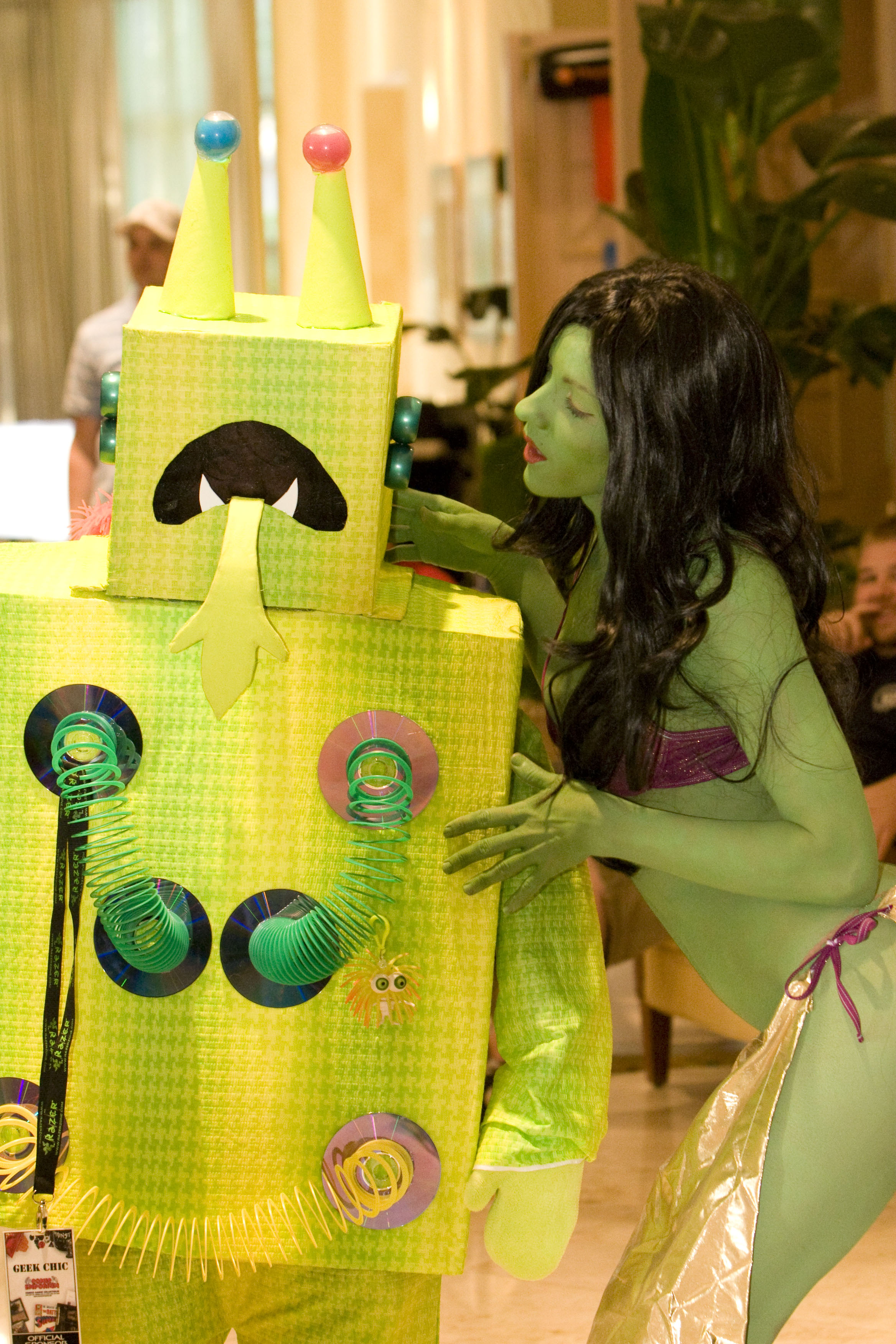 Orion Slave Girl vs. Robot