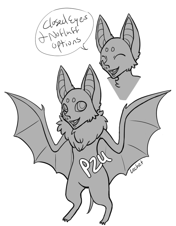 Furry Bat Ref Sheet Base Natsu Wallpaper