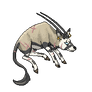 Floaty Pixel Iben the Gemsbok