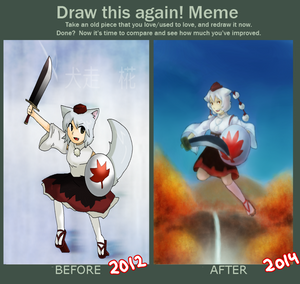 -Draw This again- Momiji Inubashiri