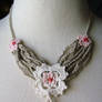 Crochet Silk Boudoir Necklace