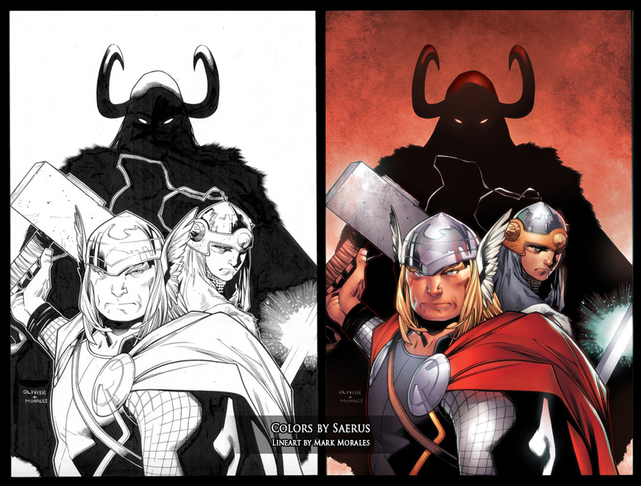 Thor by Mark Morales 2