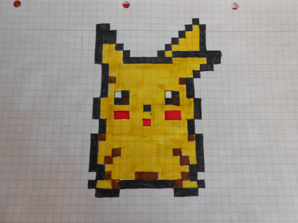 Pikachu Pixel-Art by Beffra on DeviantArt