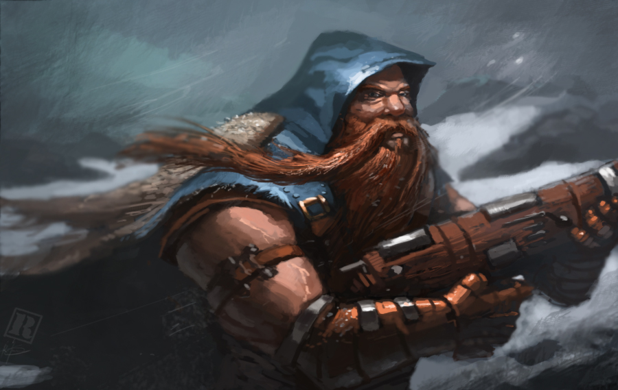 Dwarven Rifleman concept - Warcraft