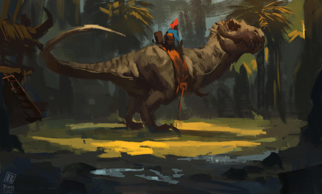 Dino Rider by RAPHTOR on DeviantArt