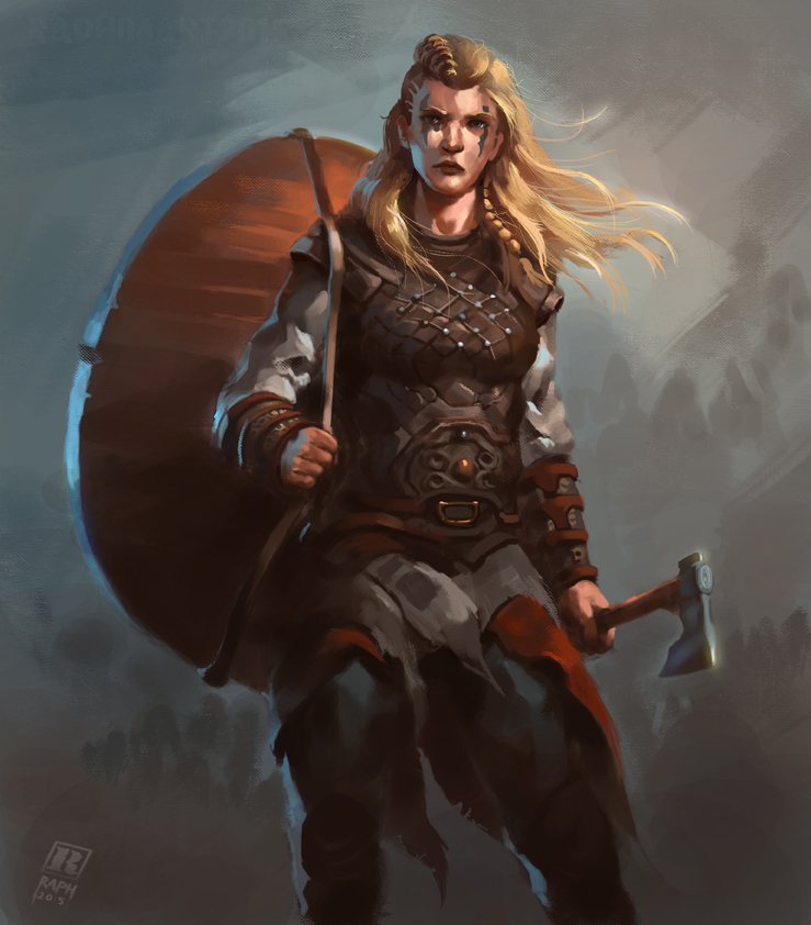 Female Viking warrior 2