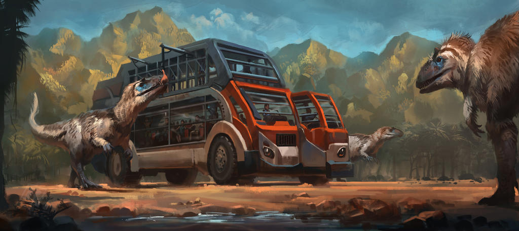 Mesozoic Land Tyrannosaur safari : Yutyrannus