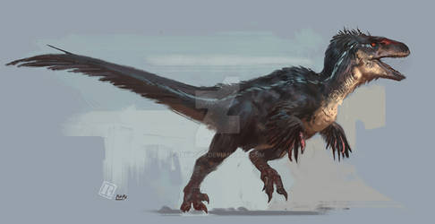 Jurassic Park 3 feathered raptor