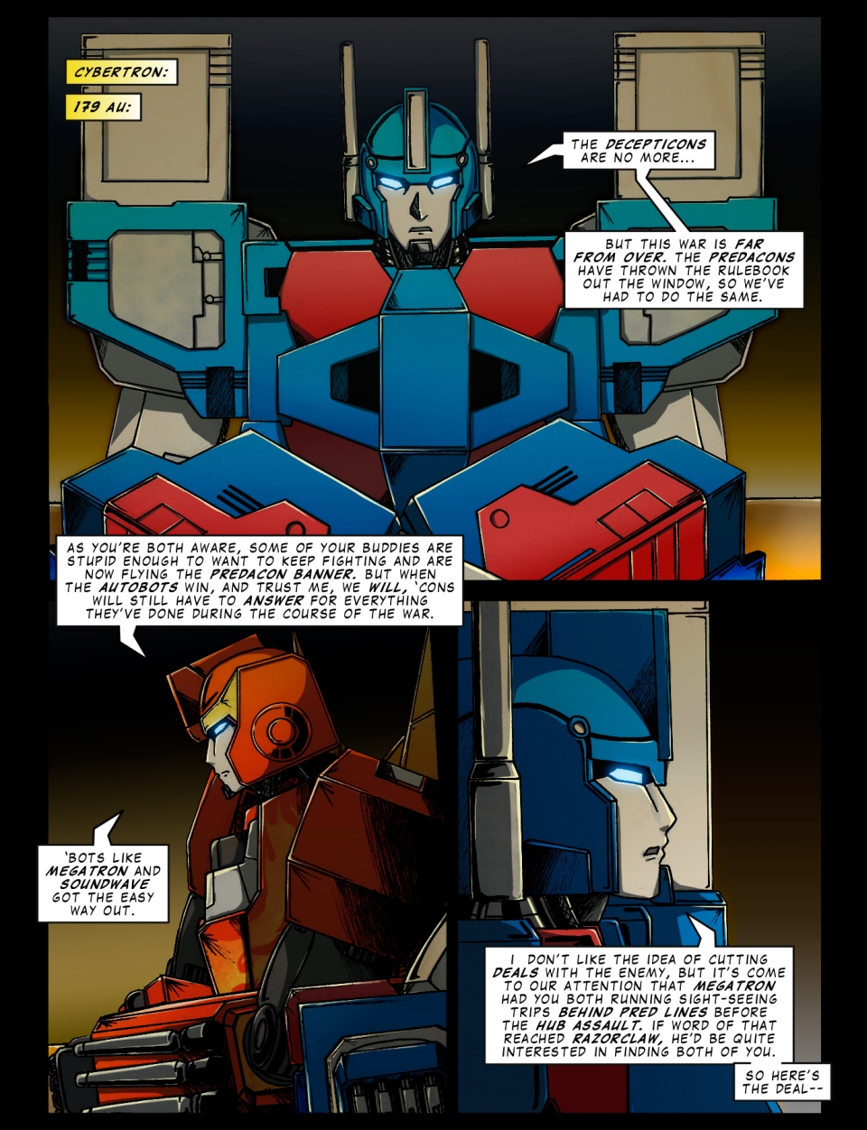 Ravage - Issue #1 - Page 1 by TF-TVC on DeviantArt