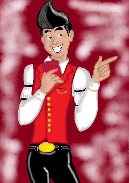 James the Red Engine - Humanised by evilsmilingcat29 on DeviantArt