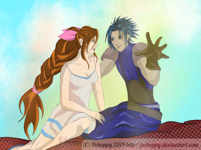 Zack and Aeris