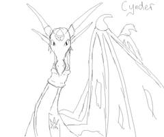 Cynder Sketch- 1st Try