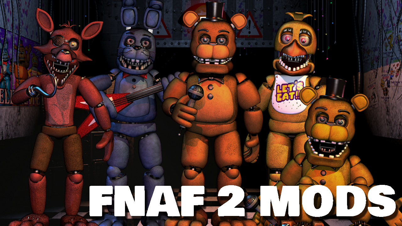 FNaF 2 UnWithered Animatronics by Will220 on DeviantArt