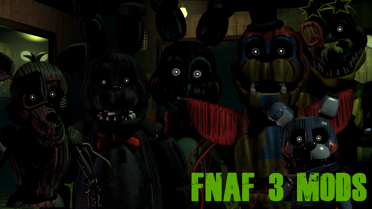 BLENDER/FNAF] FNaF 3 Crew by Vibhuuuu on DeviantArt