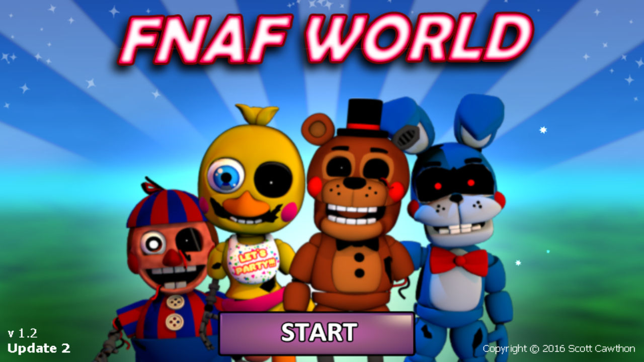 FNAF World – New In-Game Images Emerge!