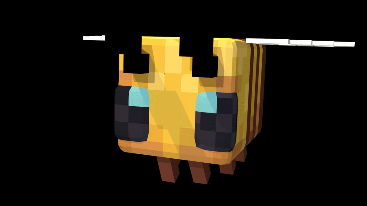 Papercraft #5: realistic Minecraft bee remake pt1 by MickeyNighmare98 on  DeviantArt