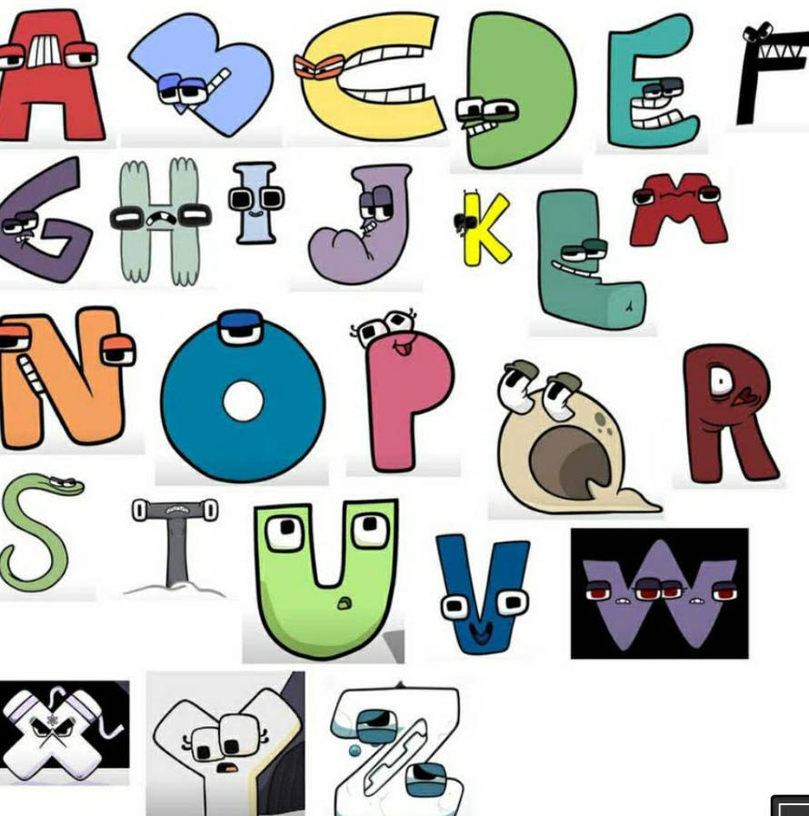 Random Alphabet Letters With Faces Thingy! by TheBobby65 on DeviantArt